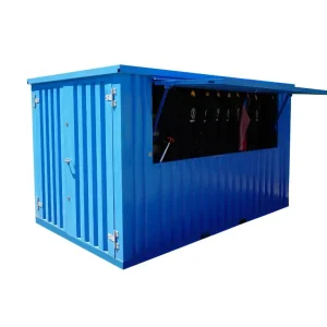 XL 3x2m Demountable Bar Container, Blue RAL 5015