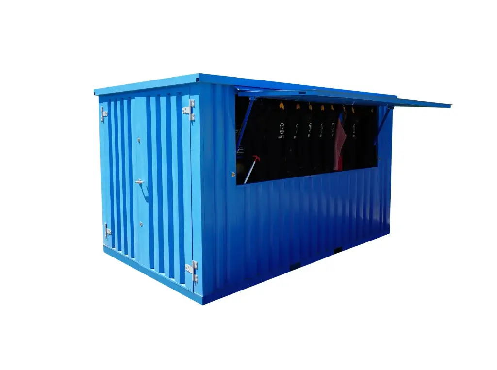 XL 3x2m Demountable Bar Container, Blue RAL 5015