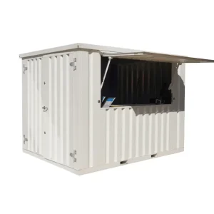 XL Demountable Bar Container 3×2 meters White RAL 9016