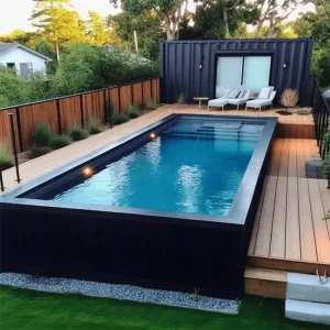 20-foot Container Pool with Internal Wall