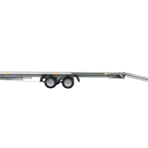UNIPLAT 600 ALU two-axle aluminum platform recovery vehicle, 3500 kg GVWR, with loading ramps