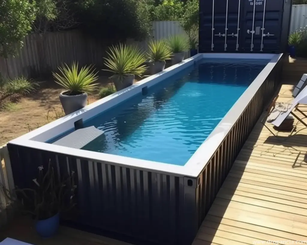 20-foot container pool