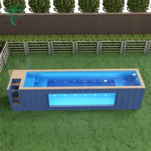 Factory-customized fiberglass swimming pool